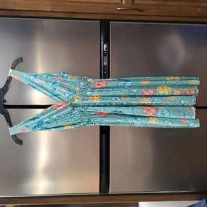 Zen Knits Hawaiian Print Dress